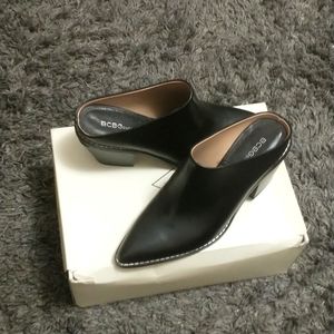 BCBGeneration Mules,  Size 9, and Black